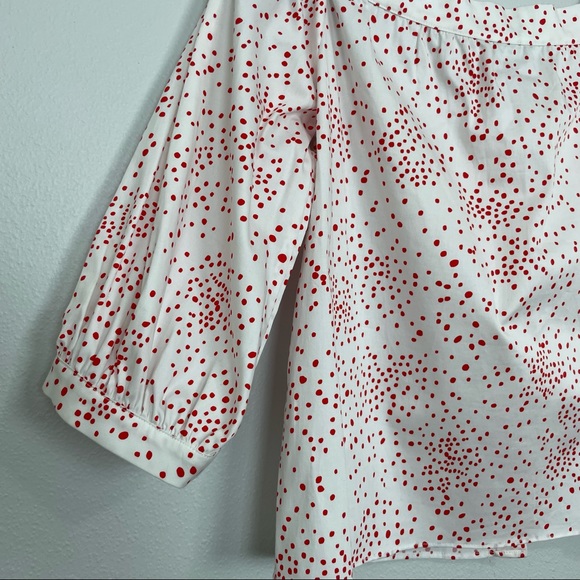 H&M Off Shoulder Button Down Crop Top | Size 2 - Picture 11 of 14